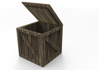 Frame Wooden Box 3D