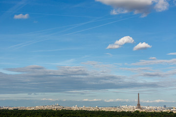 Fototapeta na wymiar view on Paris 