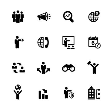 Business Opportunities Icons // Black Series - Vector icons for your digital or print projects.