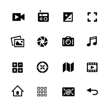 Media Icons // Black Series - Vector icons for your digital or print projects.