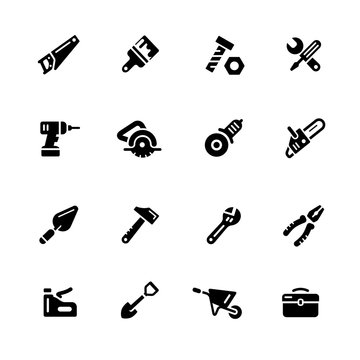 Tools Icons // Black Series - Vector icons for your digital or print projects.