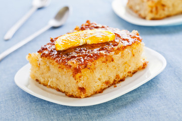 Piece Of Some Orange Cake