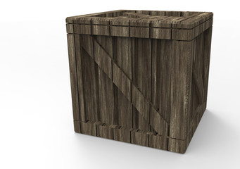 Frame Wooden Box 3D