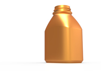 Glass bottle 3D