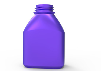 Glass bottle 3D