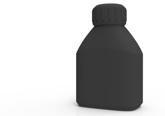 Glass bottle 3D
