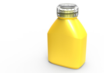 Glass bottle 3D