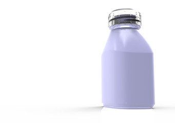 Glass bottle 3D