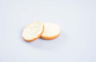 burger bun or hamburger bun on background.