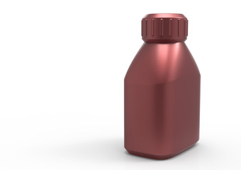 Glass bottle 3D