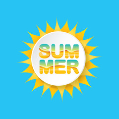 vector summer sale template banner.