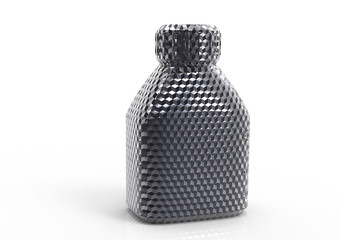 Glass bottle 3D