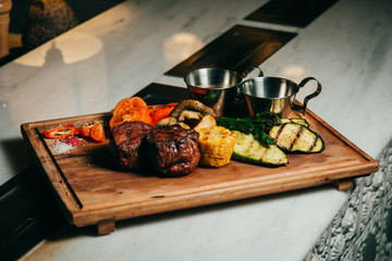 Delicious beef steak