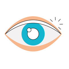 eye human isolated icon vector illustration design