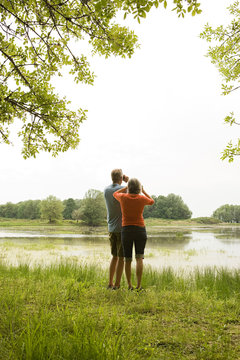 Couple Birdwatching