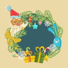 Christmas background, vector