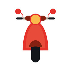 scooter bike icon image vector illustration design 