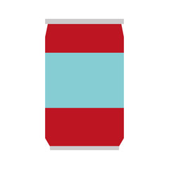 soda can beverage icon image vector illustration design 