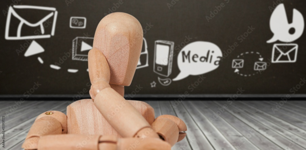 Aufkleber composite image of composite image of speech bubbles with text
