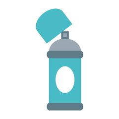 aerosol can blank label icon image vector illustration design