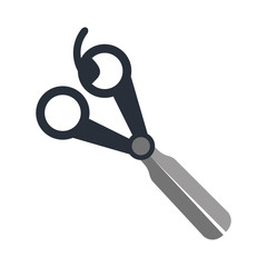 scissors stationery tool icon image vector illustration design 