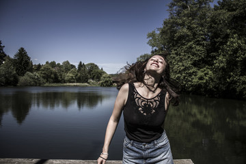 Disfrutando el aire limpio