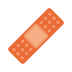 adhesive bandage healthcare related icon image vector illustration design 