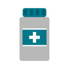 medication pills package  healthcare related icon image vector illustration design 