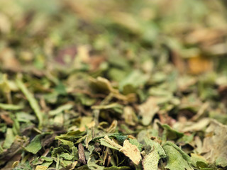 Peppermint Macro Background