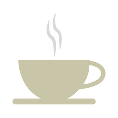 coffee beverage in mug icon image vector illustration design 