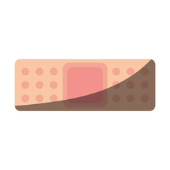 adhesive bandage healthcare related icon image vector illustration design 