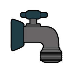 water faucet icon image vector illustration design 