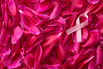 Pink Breast Cancer Ribbon.