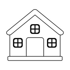 small house icon image vector illustration design 