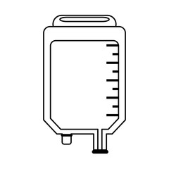 iv bag healthcare related icon image vector illustration design 