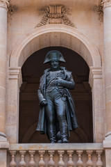 Court of Honor in Invalides complex. Paris, France.
