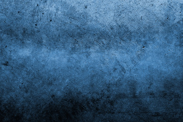 Blue concrete texture wall background