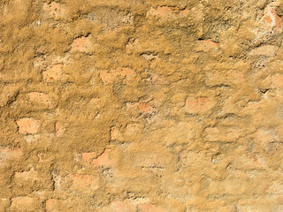 Brick wall texture in a rustic house