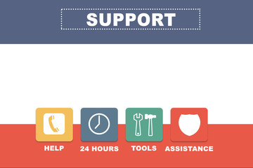 Business support concept.