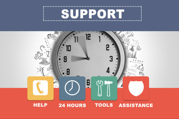 Business support concept.