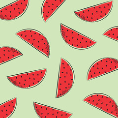 Summer pattern-watermelon
