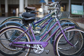 Fototapeta na wymiar Colorful Bicycles