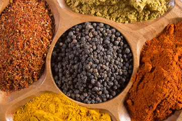 Spice varieties together
