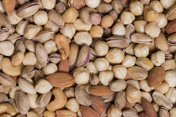 macro mixed nuts
