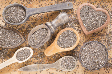 Chia seeds - Salvia hispánica