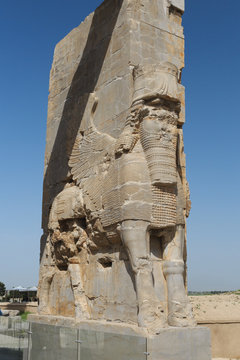gate of all nations of Persepolis or Takht-e Jamshid, 2500 years ago by Xerxes I, Shiraz, Iran