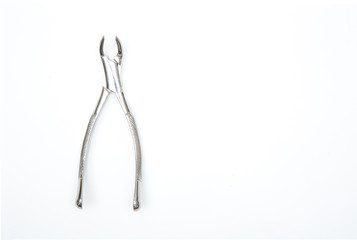 dental tool on white background