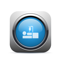 Square Push-Button - Vector