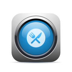 Square Push-Button - Vector