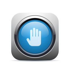 Square Push-Button - Vector